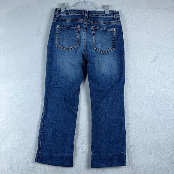 Lee Jeans Vintage 1889 Womens Straight Leg Mid Rise Fit Blue Size 8 Medium - Picture 2 of 10